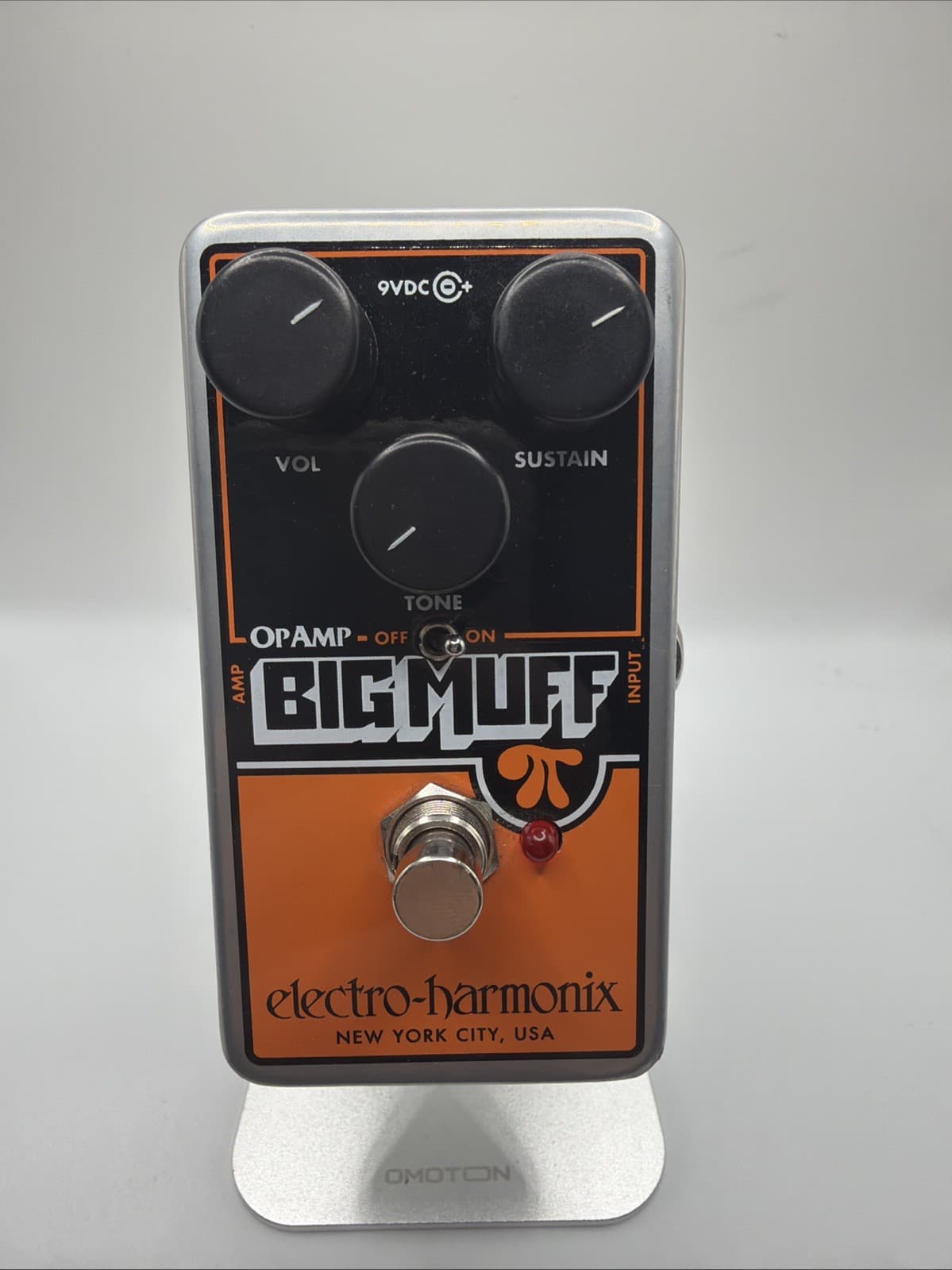 Electro-Harmonix OP Amp Big Muff Guitar Pedal Orange Black TESTED. New battery