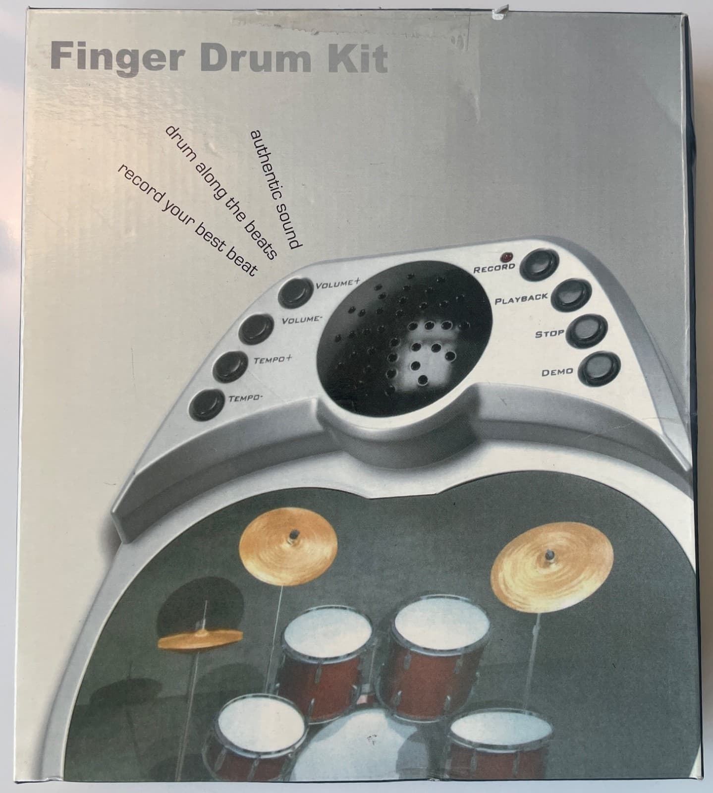 Finger Drum Kit CE2536. Tested, works! FREE SHIPPING! Mouse pad. Awesome!