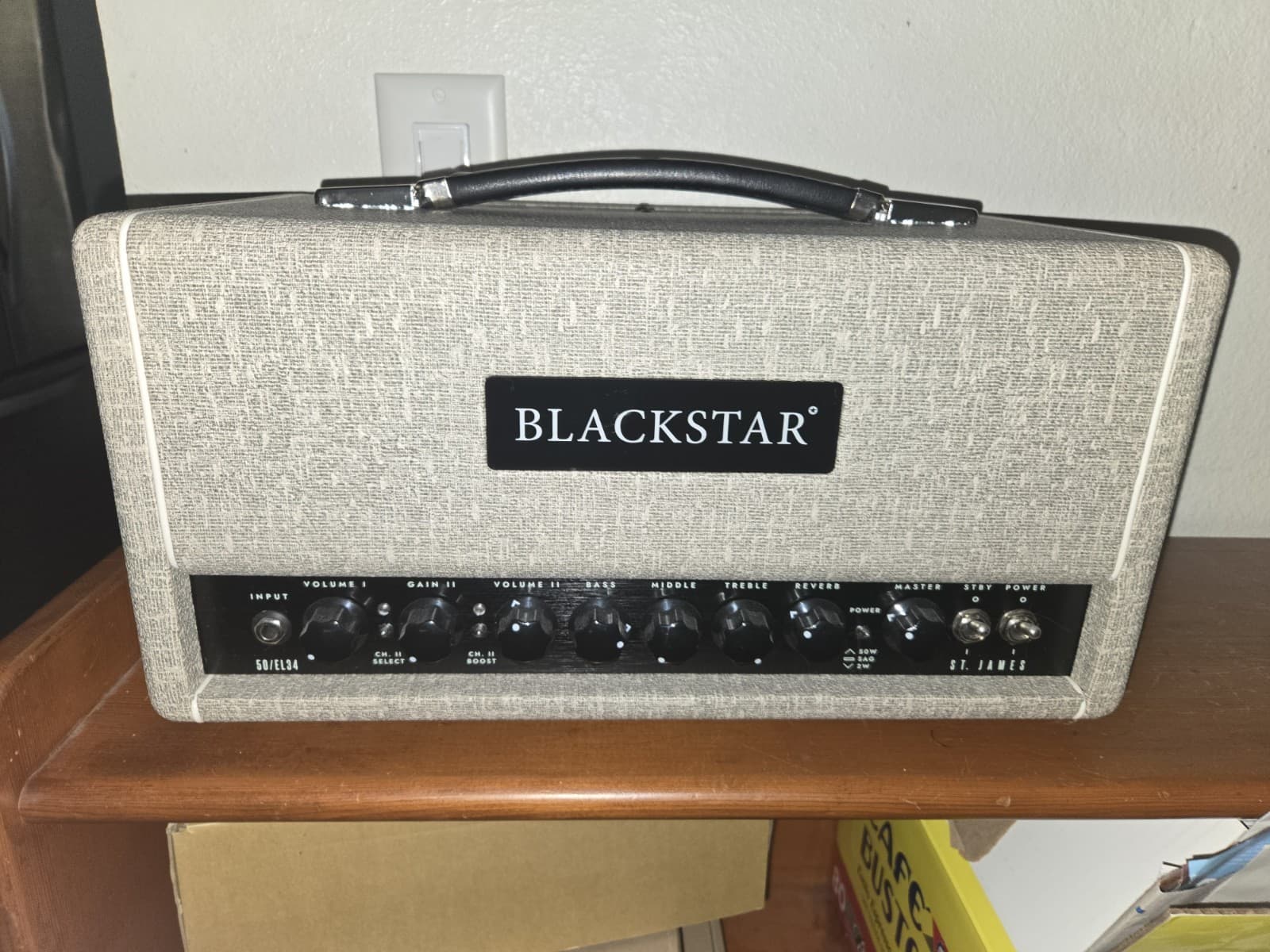 Blackstar St James 50 Mint. A fantastic amp. El34's