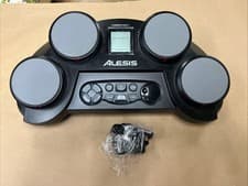 ALESIS Compact Kit 4 Portable 4-Pad Tabletop Electronic Drum Kit TESTED WORKING