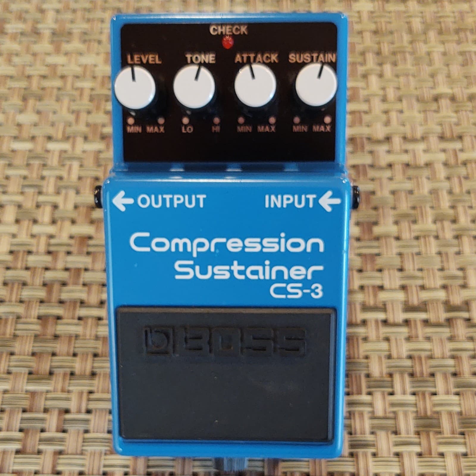 Boss CS-3 Compression Sustainer Analog Compressor Pedal for Electric Guitar