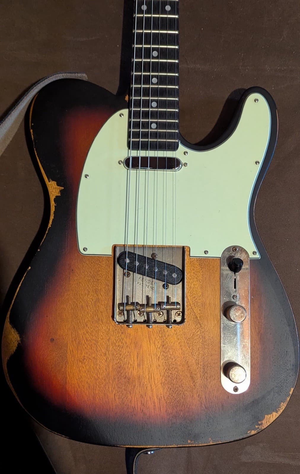 Telecaster Style Solid Body Electric Guitar Sunburst 6 String Right-Handed