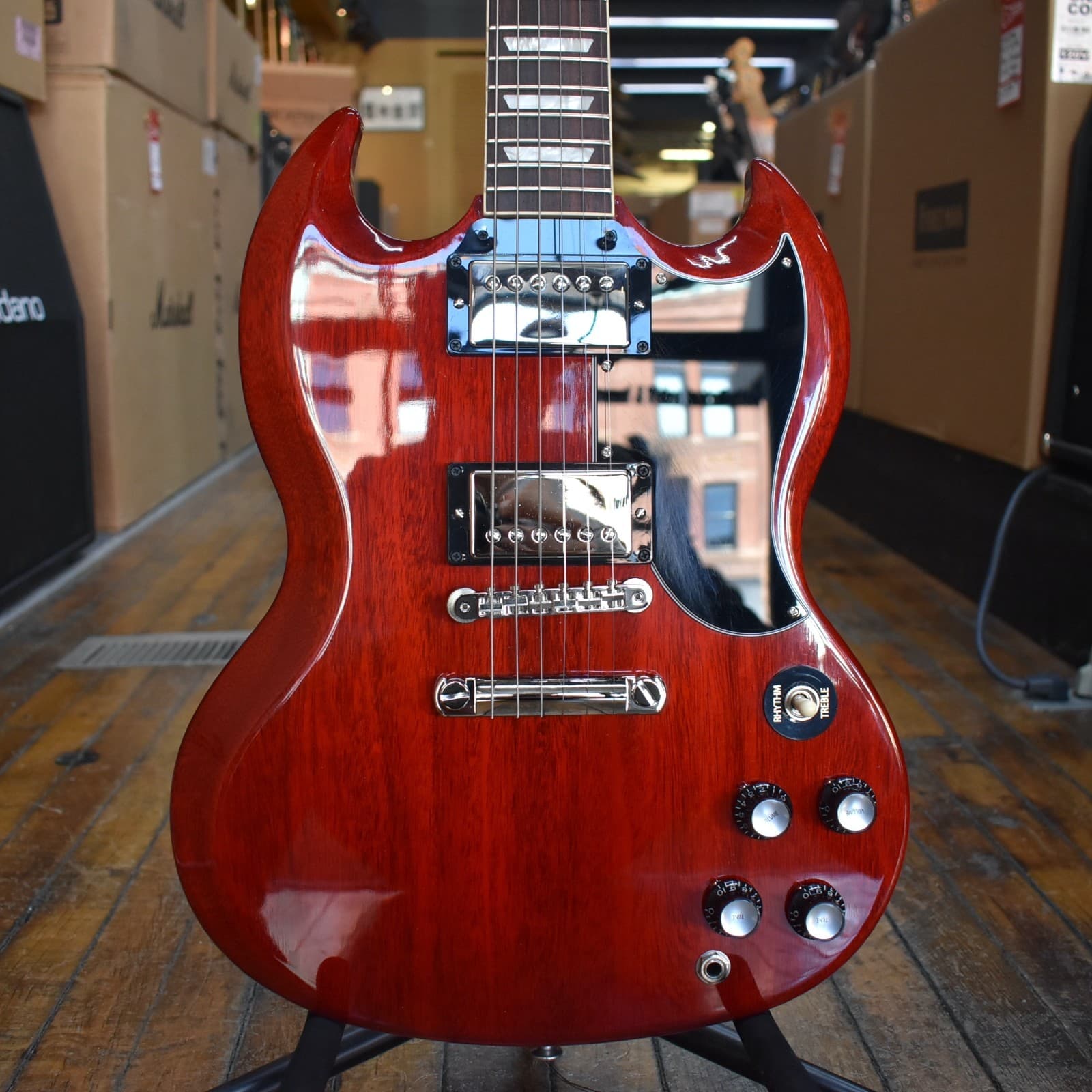 Gibson SG Standard '61 Electric Guitar 2025 Vintage Cherry w/Case, Materials