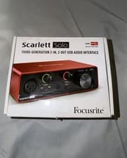Focusrite Scarlett Solo 3rd Gen USB Audio Interface 24-bit/192kHz Bus-Powered
