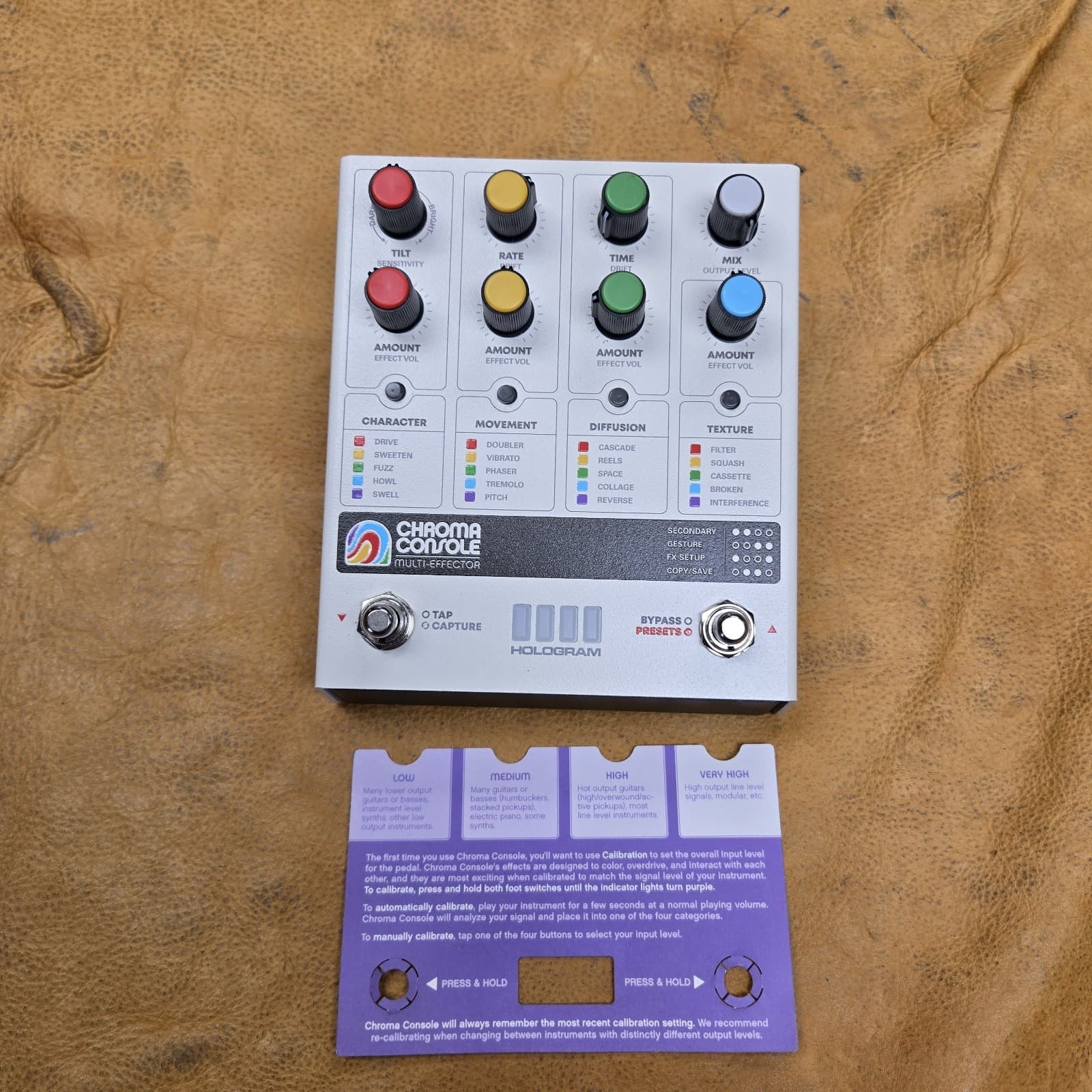 Hologram Electronics Chroma Console Multi Effects Guitar Pedal