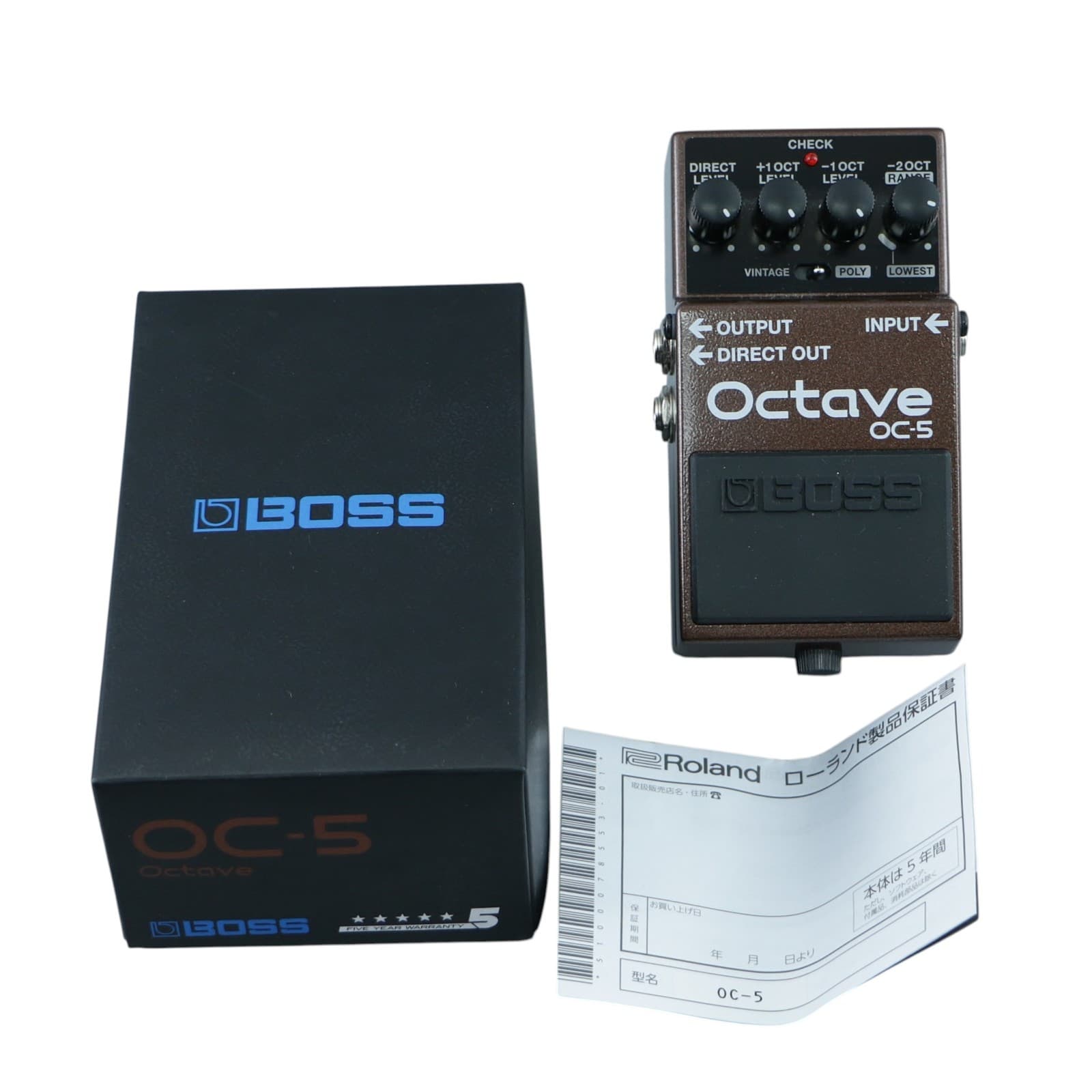 Boss OC-5 Octave Guitar Effects Pedal P-30191