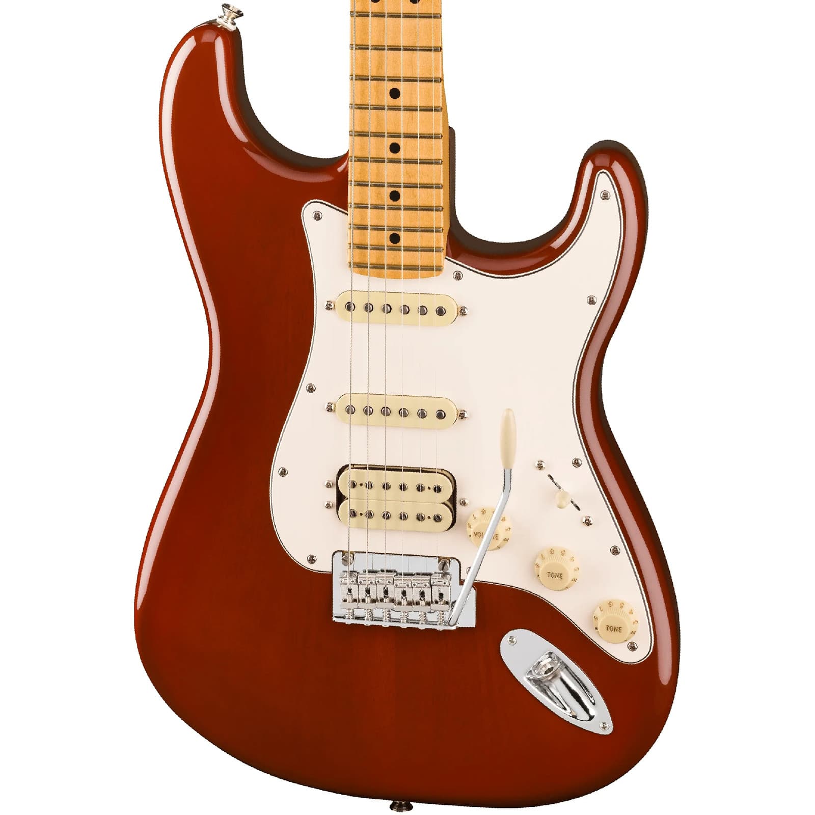 Fender Player II Stratocaster HSS Electric Guitar - Transparent Mocha Burst
