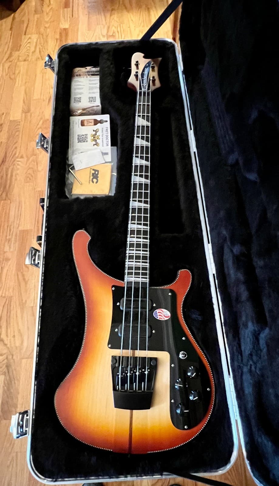 2024 Rickenbacker 4030 BT Autumn Glo Bass Guitar