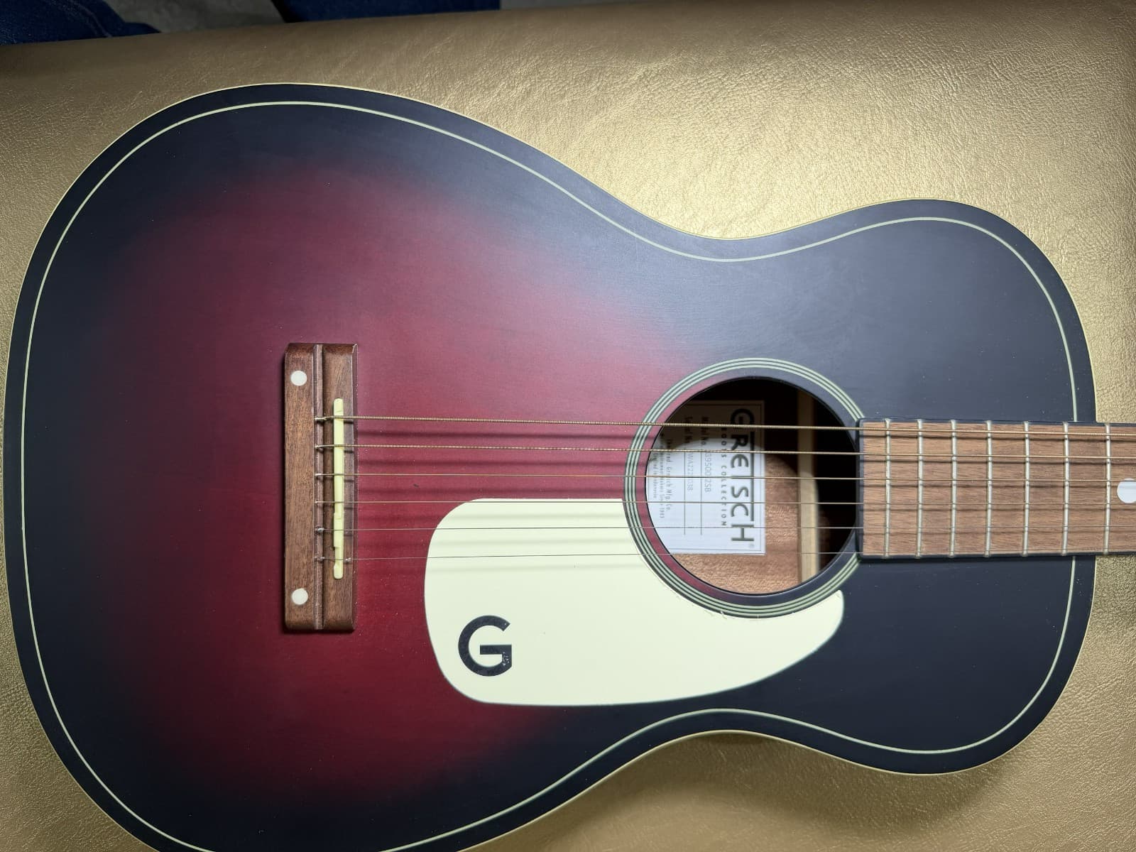 Acoustic Guitar Gretsch G9500 Jim Dandy Short Scale - Rare Gretsch Guitar