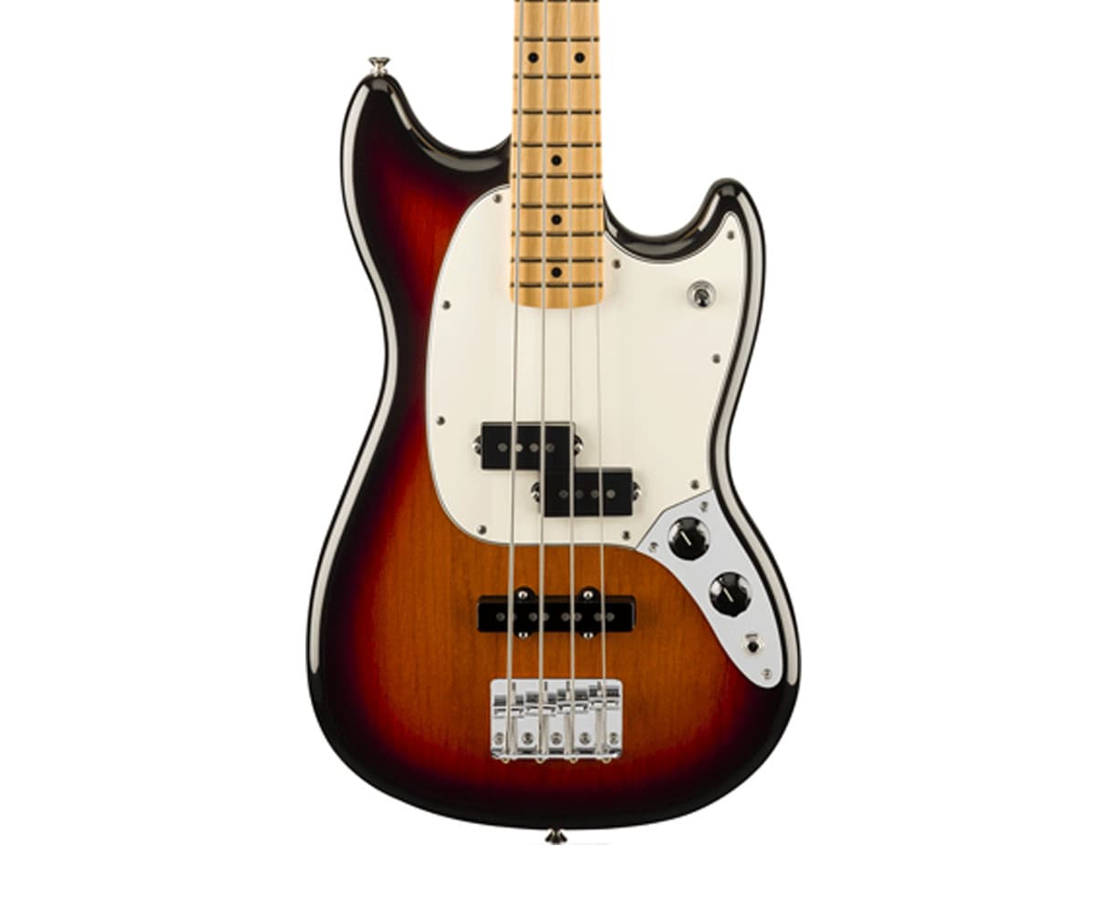 Used Fender Player II Mustang Bass PJ - 3-Color Sunburst w/Maple FB