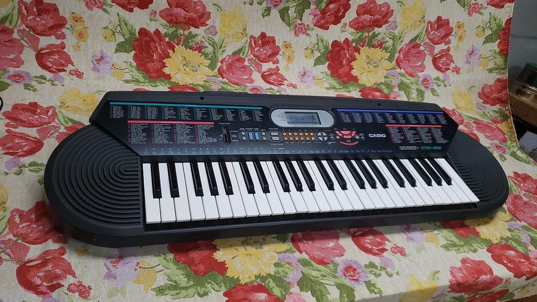 Casio CTK-401 Keyboard Synthesizer 49 keys 100 sounds ๐ต๐น Wireless Piano Songs