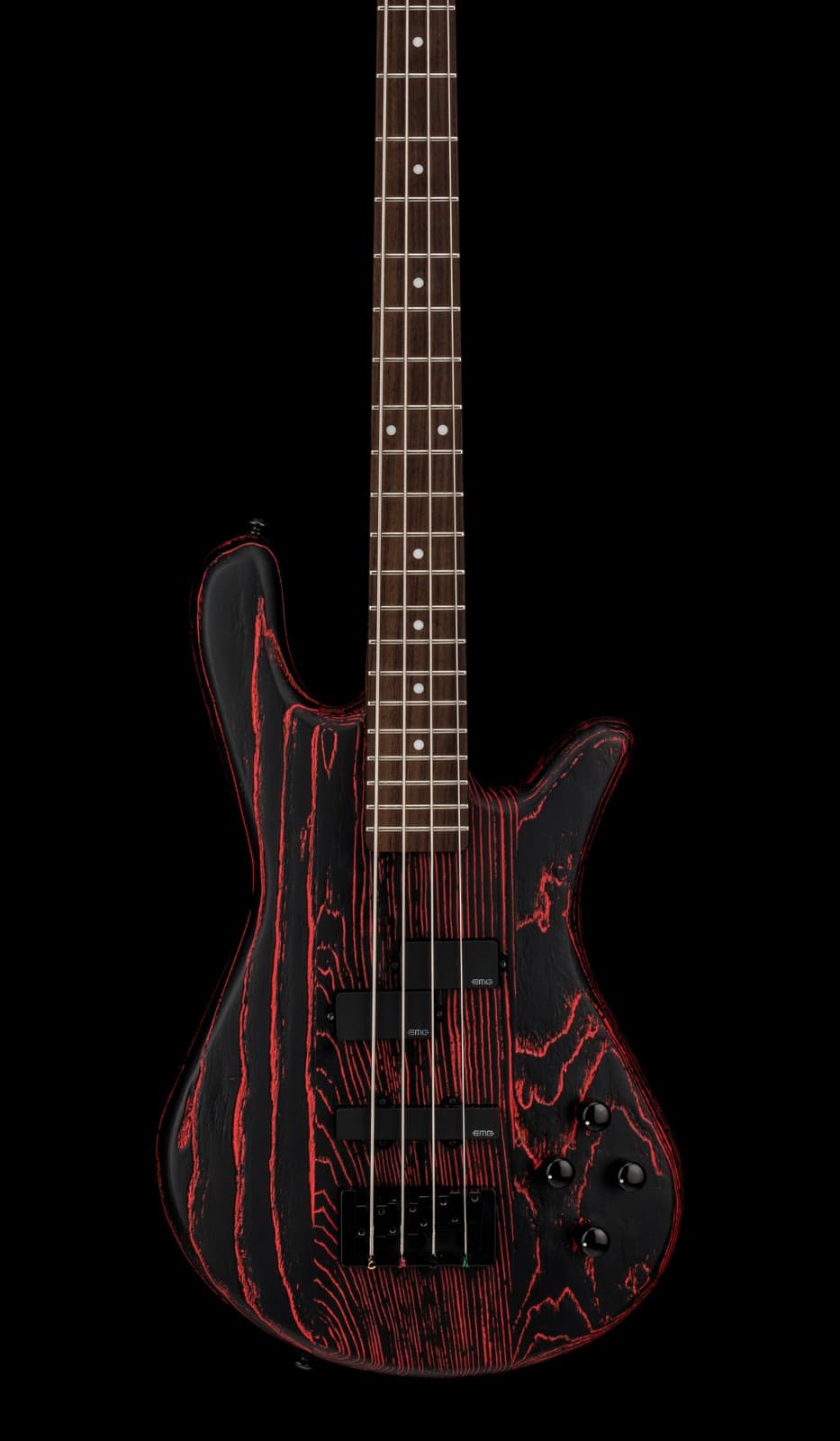 Spector NS Pulse 4 (2022) - Cinder Red #21289 with Hard Case