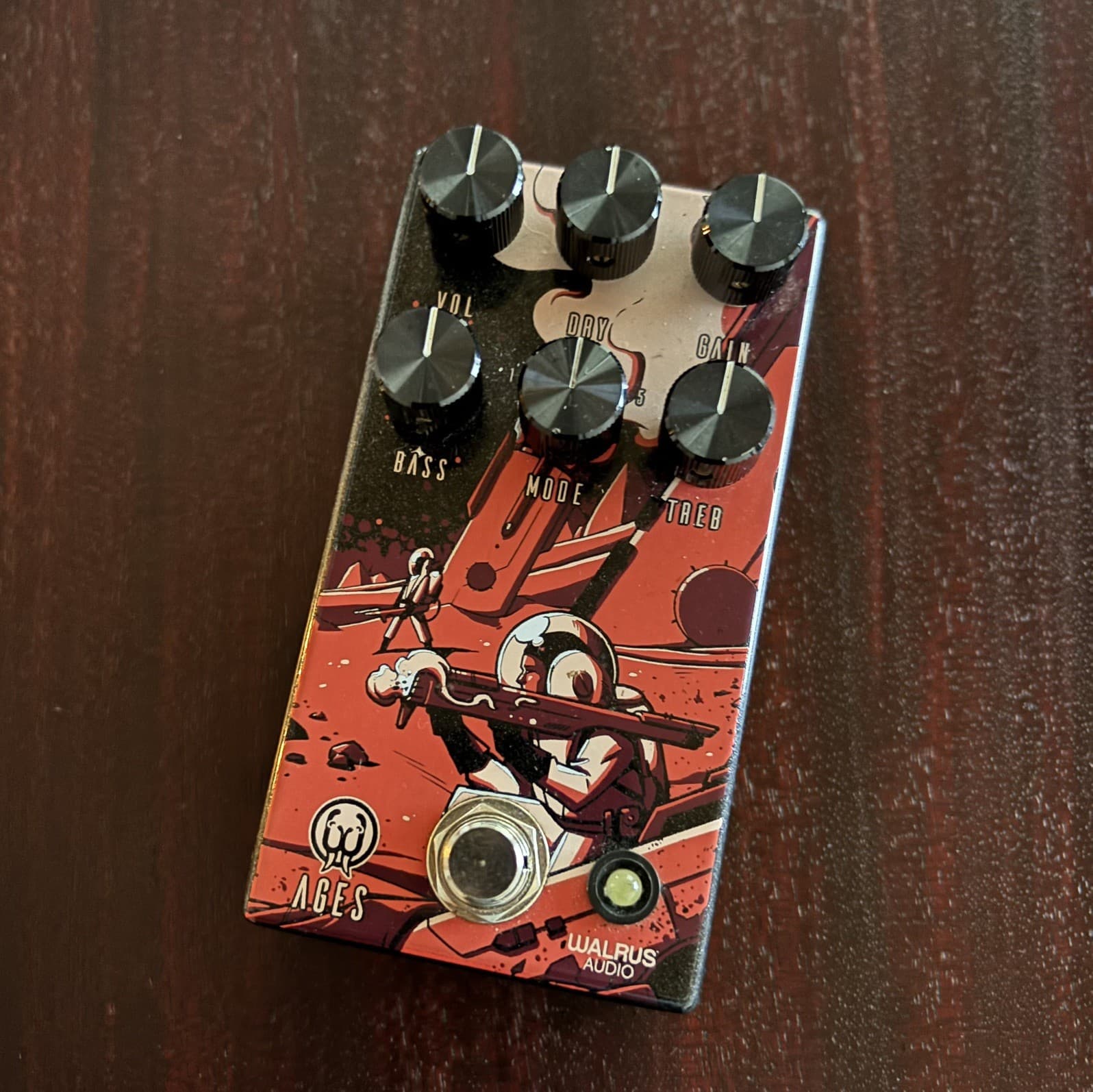 Walrus Audio Ages Five-state Overdrive Luna Series Guitar Pedal