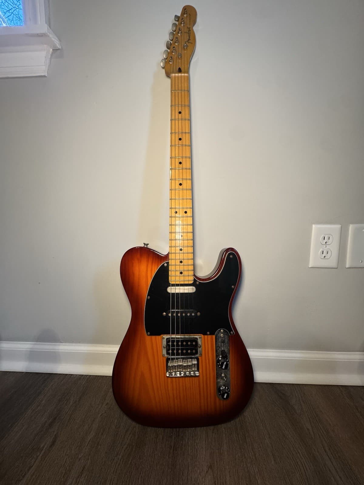 Fender Telecaster Sunburst Electric Guitar Ash Body 6 String Maple Neck 2016