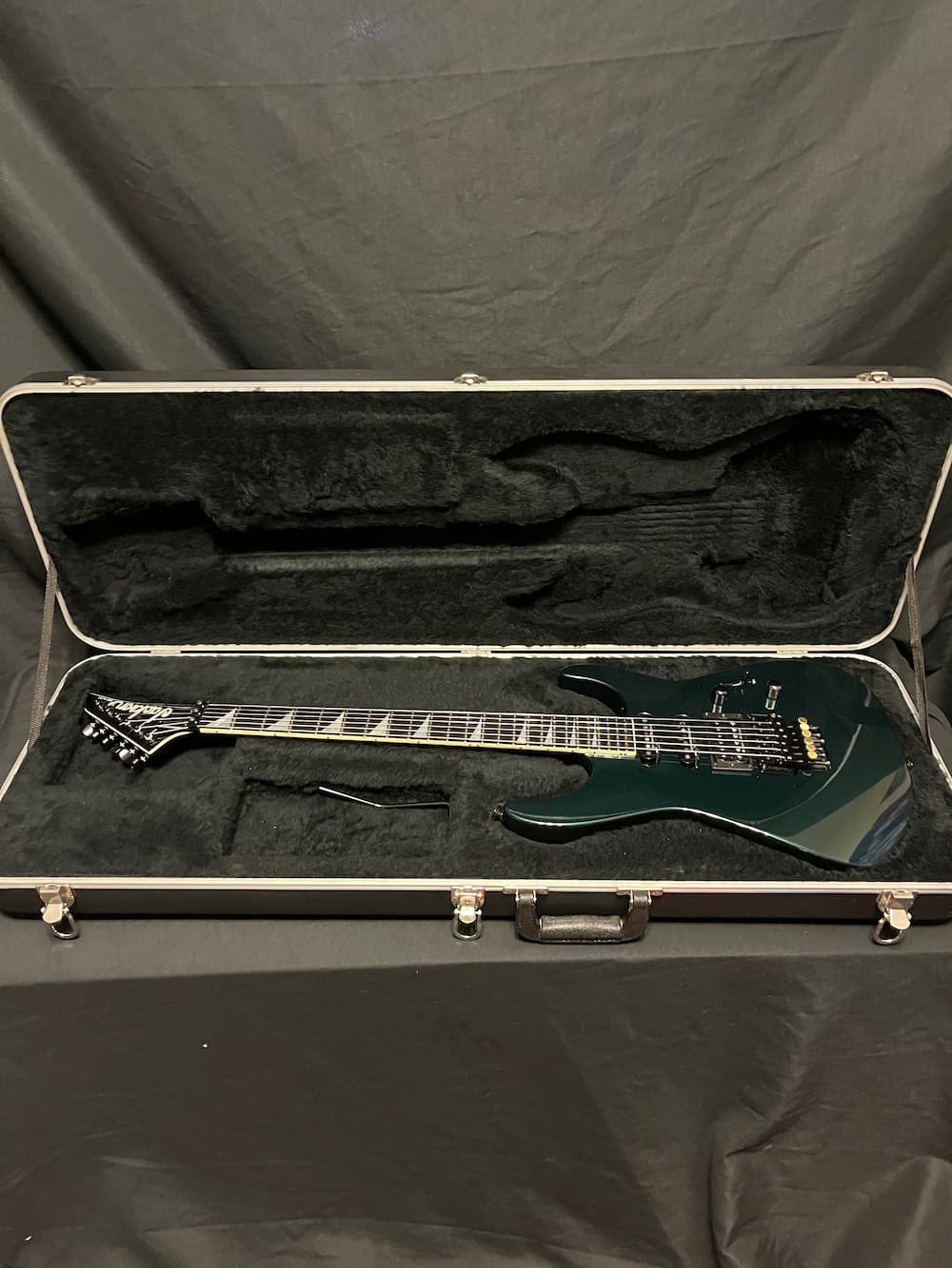 1997 Jackson USA SL1 Soloist Guitar in Porsche Green Metallic W/OHSC