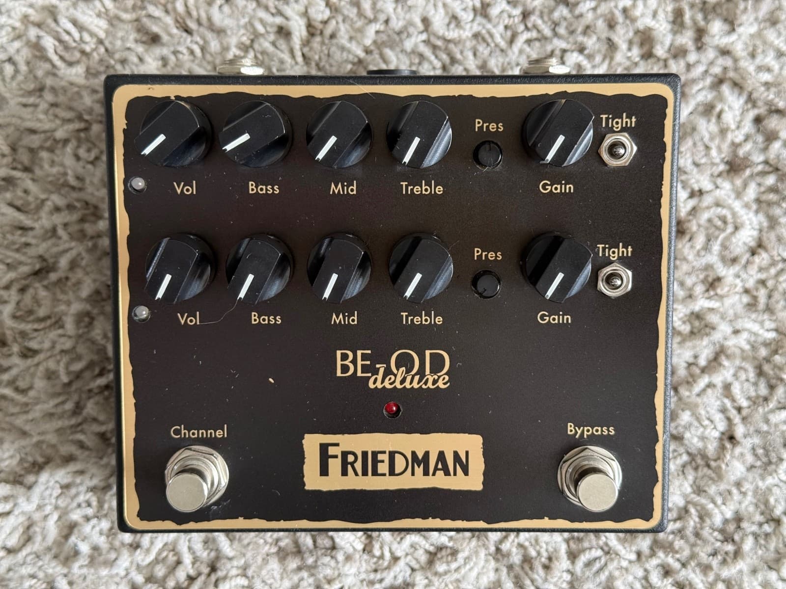 Friedman BE-OD Deluxe Dual Overdrive Guitar Effects Pedal