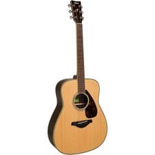 Yamaha FG830 Dreadnought Acoustic Natural Open-Box