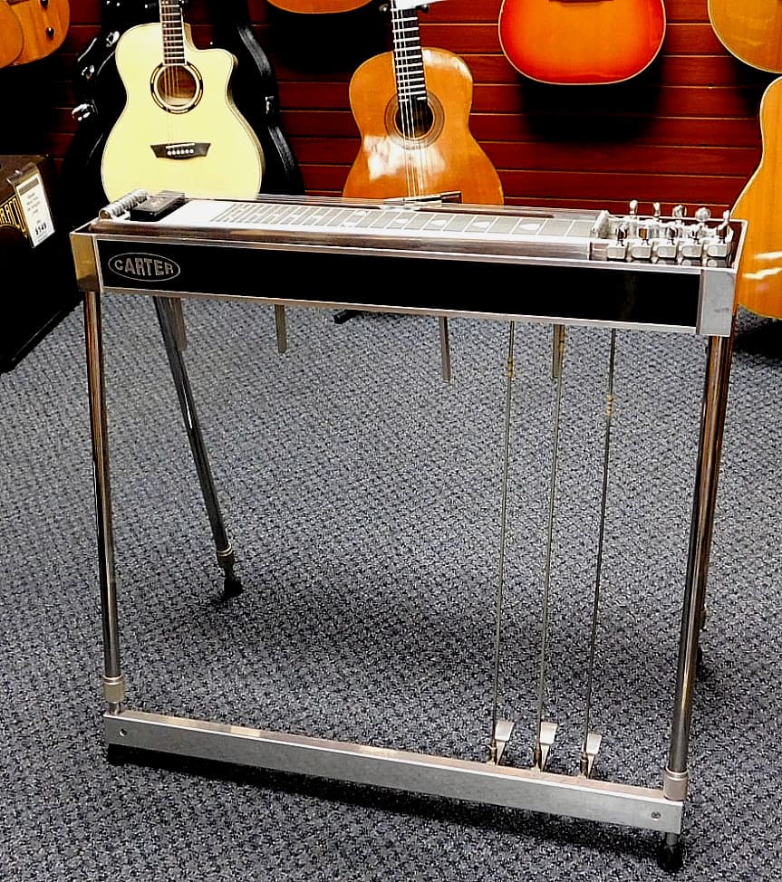Vintage 1991 Carter Starter Pedal Steel! E9 Tuning! 10-String! Hard Shell Cases!