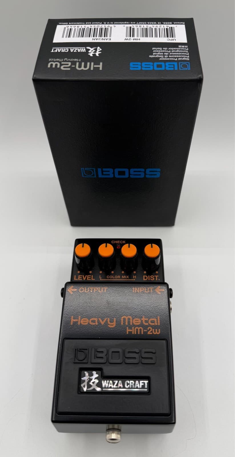 Boss HM-2W Waza Craft Heavy Metal Distortion Guitar Effects Pedal