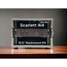 Focusrite Scarlett 4i4 4th Gen 10.5 inch Rack Mount Kit; Bands & Strap Included