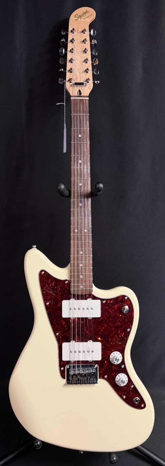 Squier Paranormal Jazzmaster XII 12-String Electric Guitar Olympic White Finish