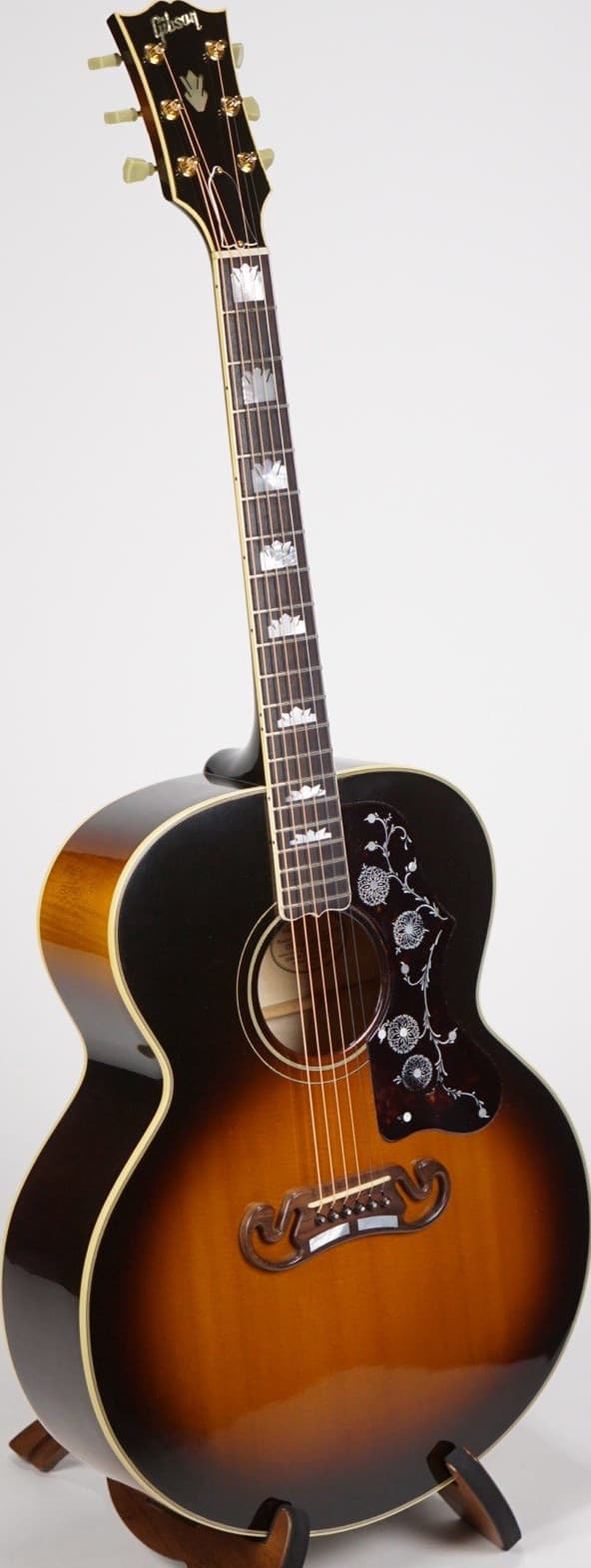 1993 Gibson J-200 Vintage Sunburst Maple 6-String Acoustic Guitar w/ Hard Case