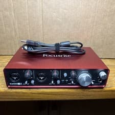 Focusrite Scarlett 2i4 (2nd Gen) USB Audio Interface With 48in Interface Cable