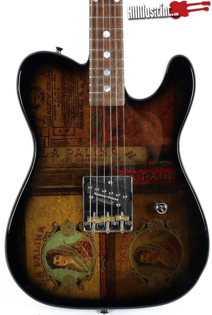Rockaway Relic Custom Tele La Palina Cigars Electric Guitar w/ Gig Bag