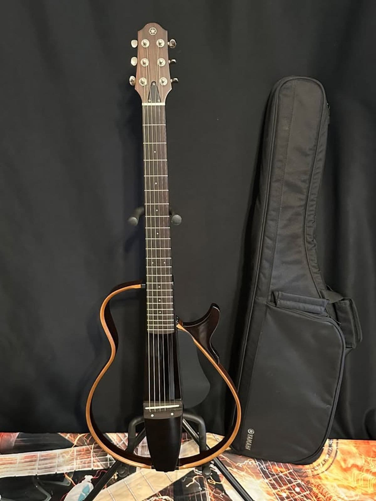 Yamaha SLG200S Silent Guitar - Translucent Black