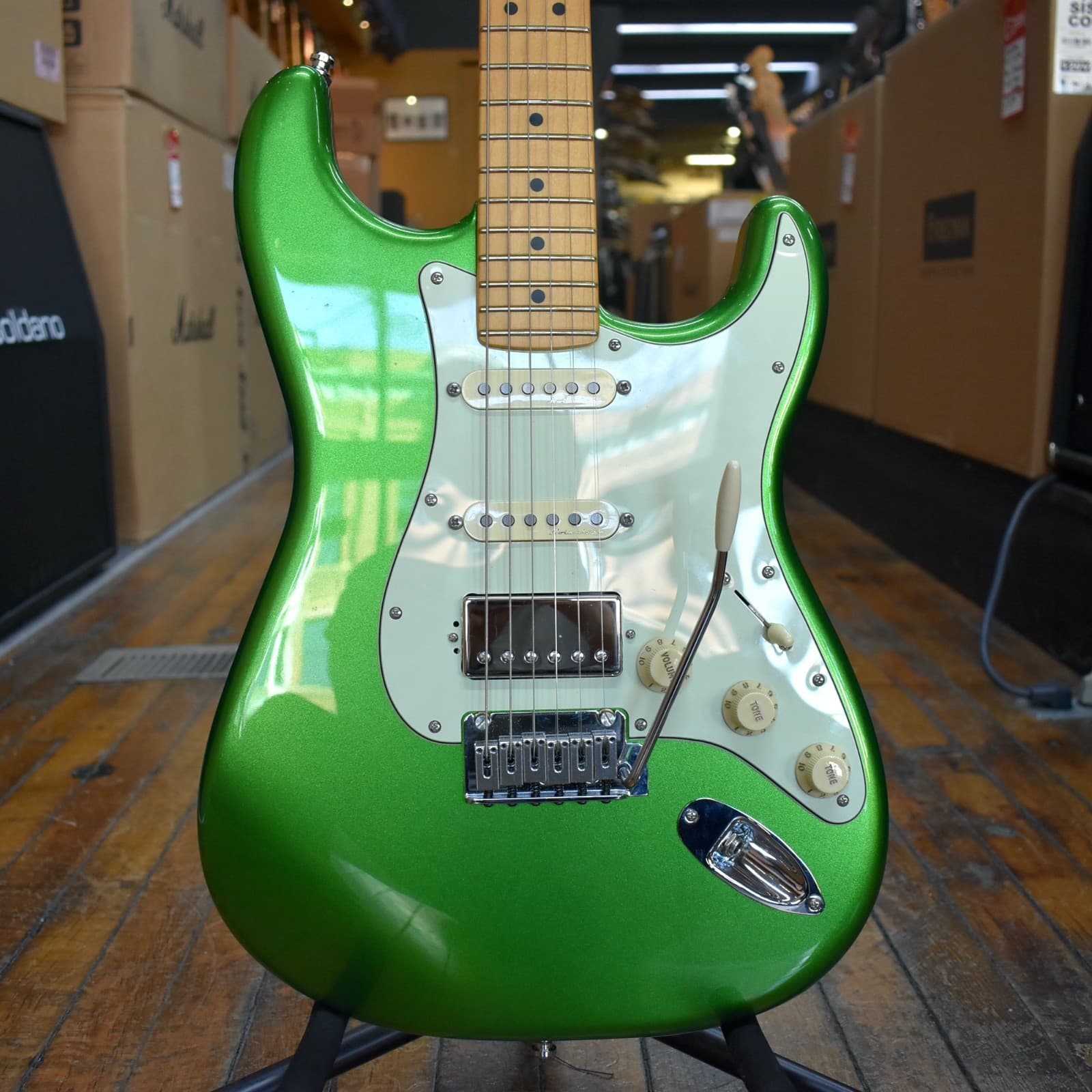 Fender Player Plus Stratocaster HSS Electric Guitar 2021 Cosmic Jade w/Gig Bag