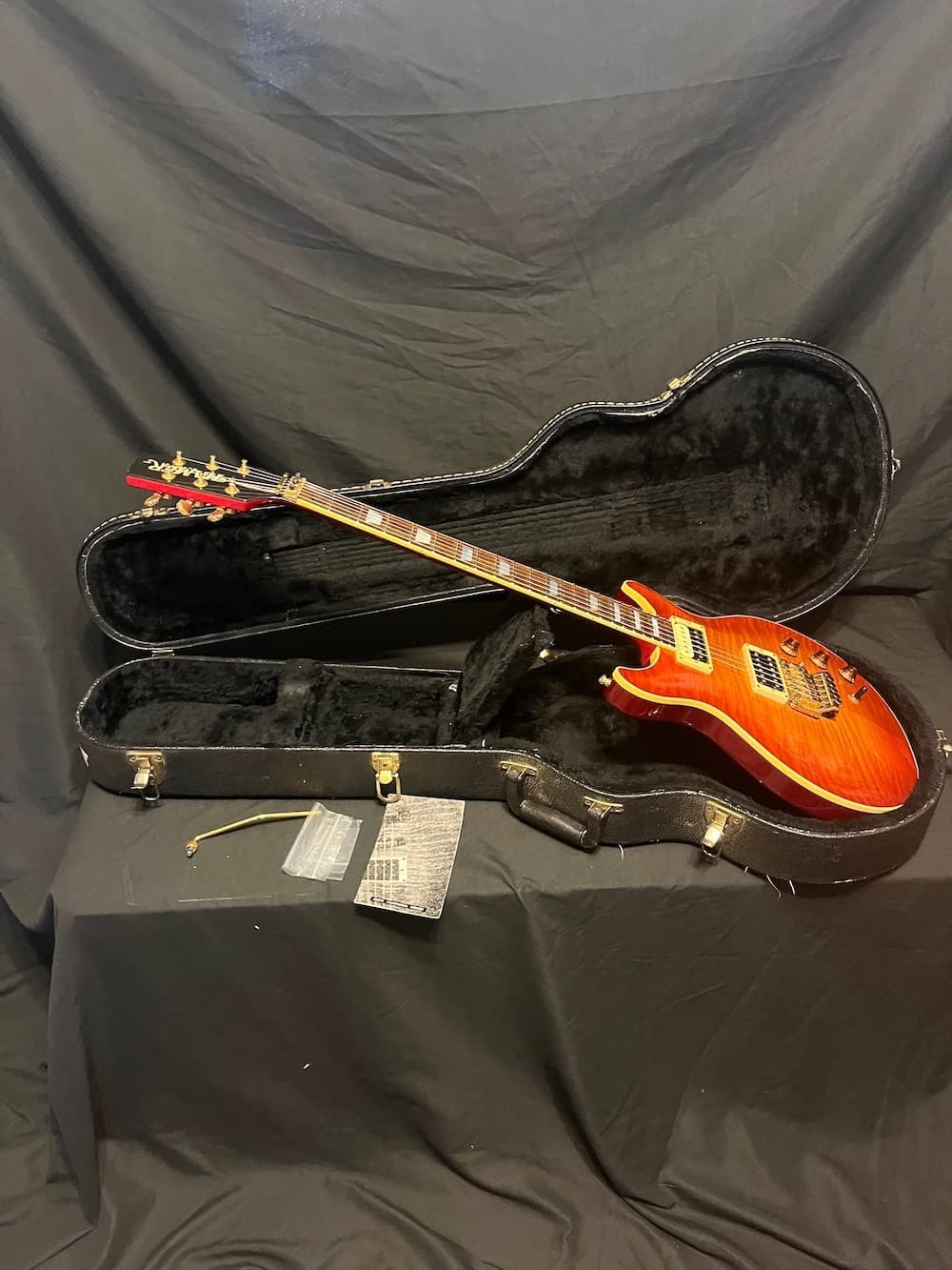1992 Hamer USA Sunburst Custom Flame Top Guitar-Floyd Rose-W/OHSC-Rare!
