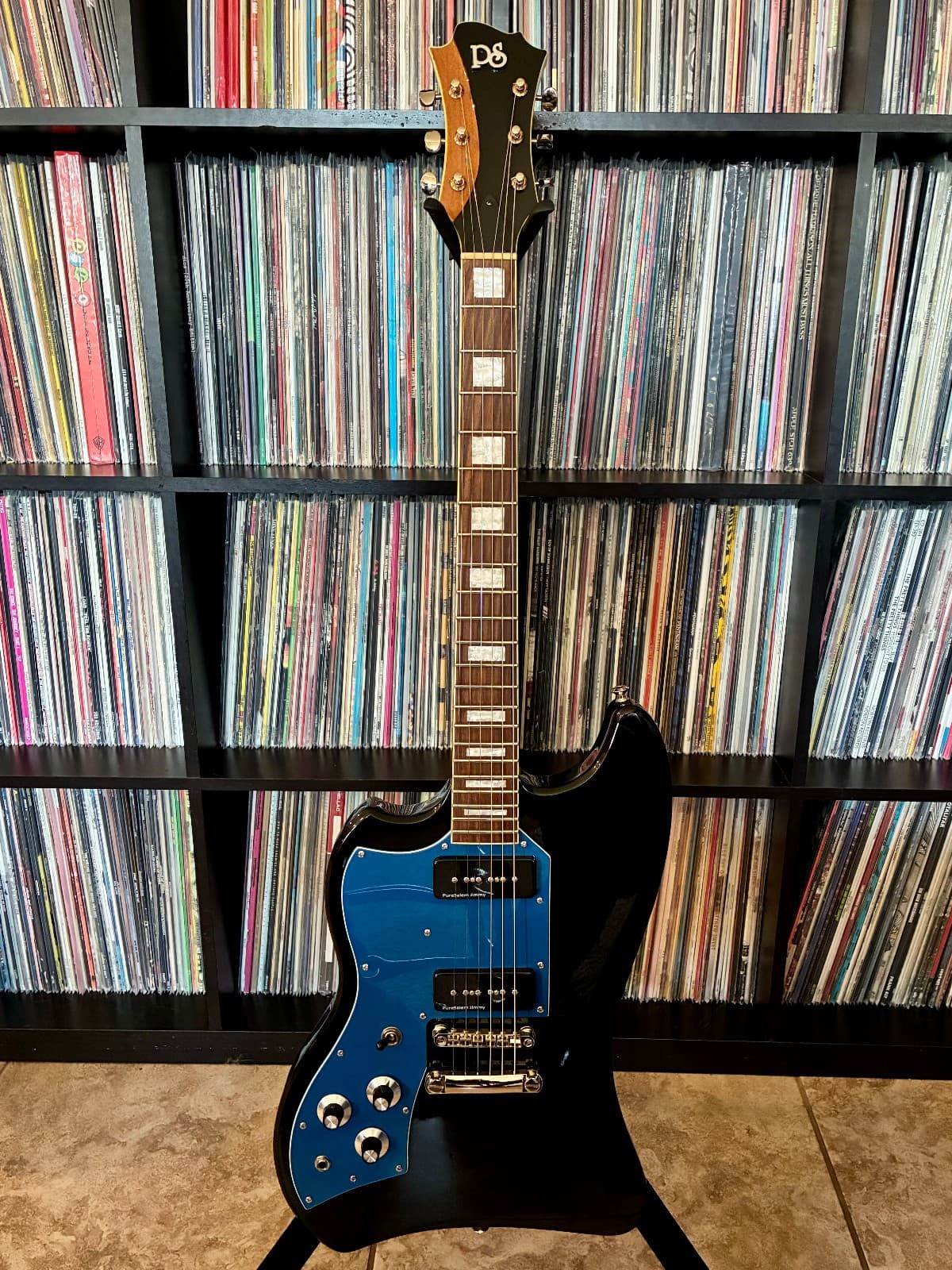 PureSalem Tom Cat Lefty Left Handed Guild S-200 T-Bird Style Electric Guitar