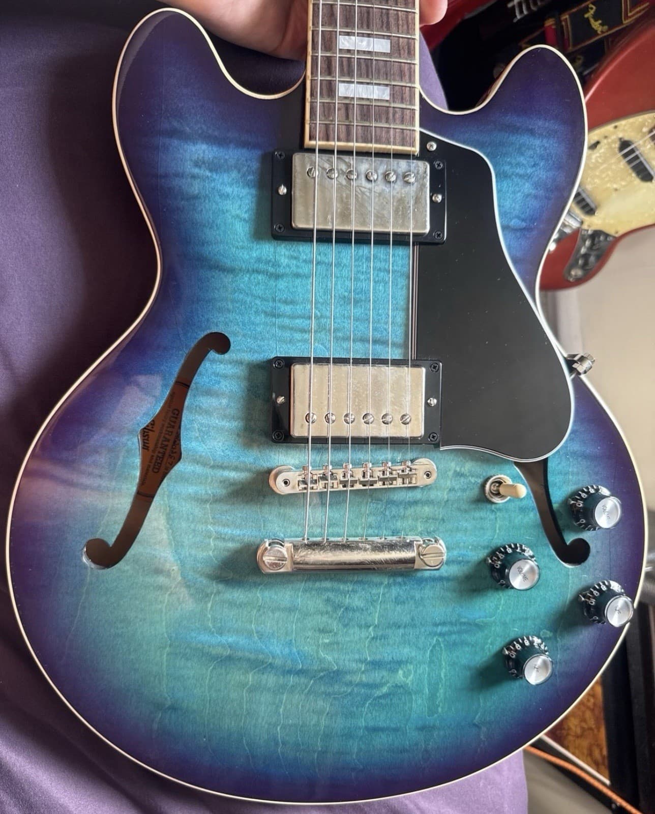 gibson es 339 Figured Blueberry Burst 2022 W OHSC