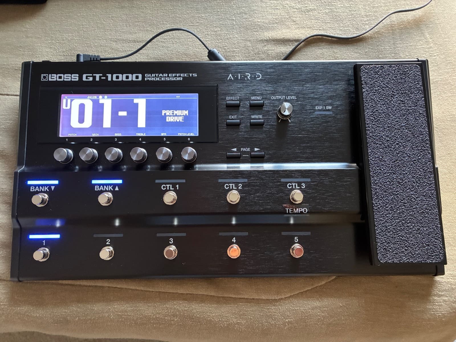 BOSS GT-1000 Multi-Effects Guitar Pedal BUNDLE with Case, DeckSaver and More!