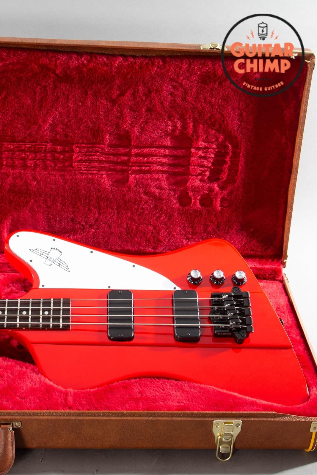 2018 Gibson Thunderbird IV Bright Cherry OHSC Babicz Bridge Rare Finish 8lb 12oz