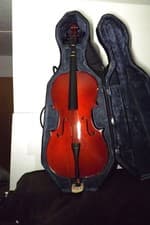 Beginner Student Acoustic Cello with Tuner Stand NO SHIPPING PICKUP ONLY