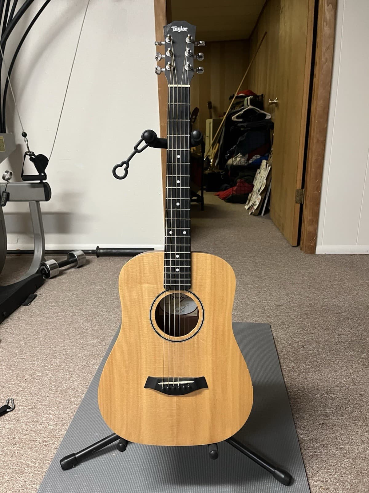 Taylor Baby BTe 3/4 Acoustic Guitar Natural 6-String Spruce w/ Gig Bag