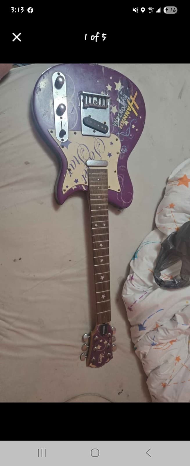 Washburn hanna montana electric guitar