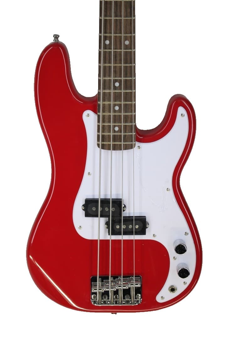 Squier MINI P-Bass Electric Precision Bass Guitar - Red #M1198