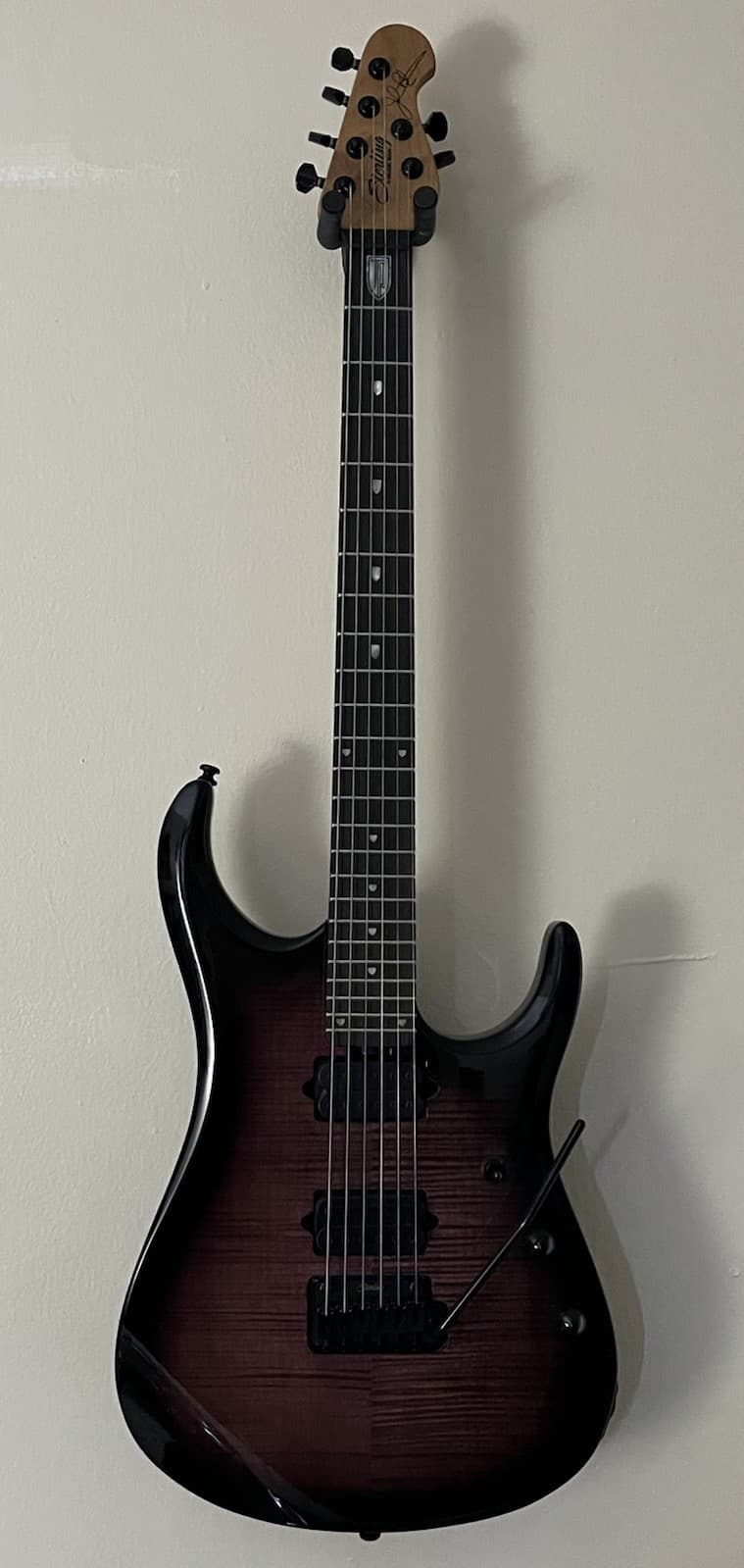 Music Man Sterling Electric Guitar JP150 with DiMarzio Pickups Purple Nebula