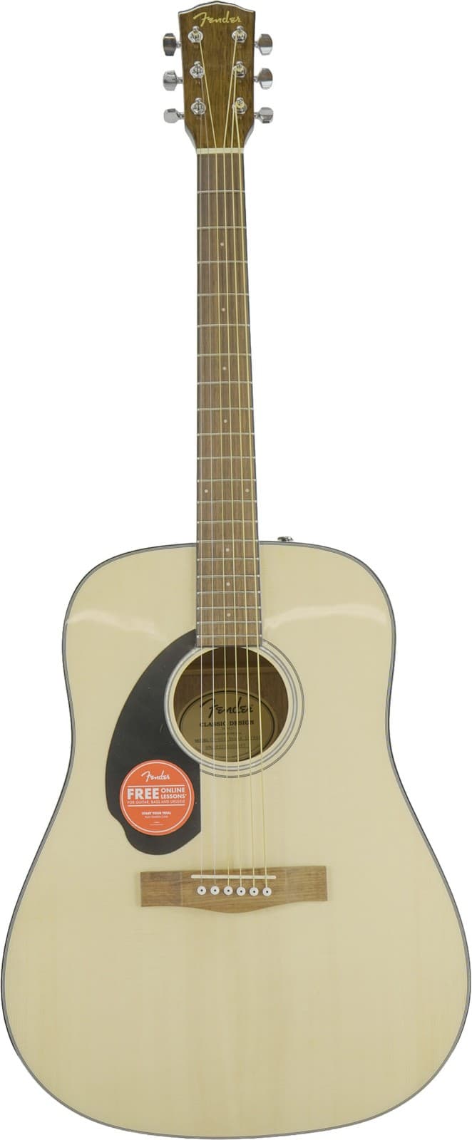 Fender CD-60S LH Dreadnought Left-Handed Acoustic Guitar Natural DAMAGED