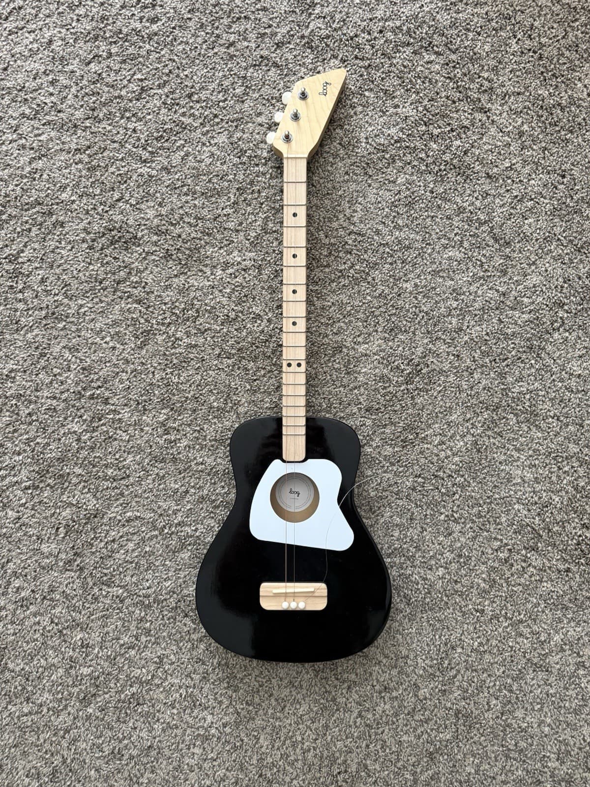 Loog Mini Acoustic Kids Guitar - Black