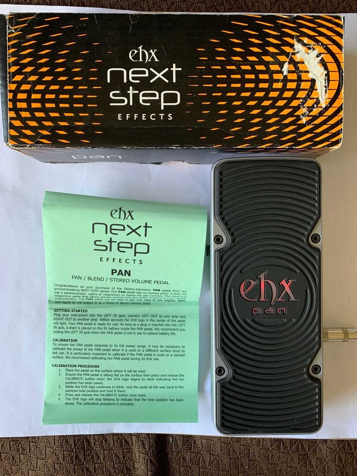 EHX Next Step Expression Electro-Harmonix Pan Pedal Guitar Effect Pedal