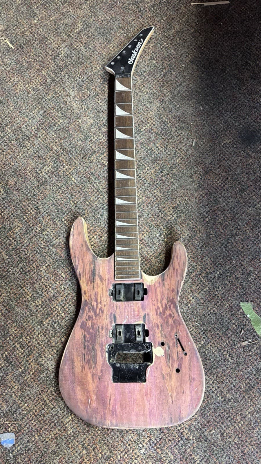 Project Stripped Jackson Soloist Electric Guitar Husk
