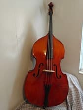 Student Upright Double Bass 1/2 Size with Spirocore Strings - Read Description