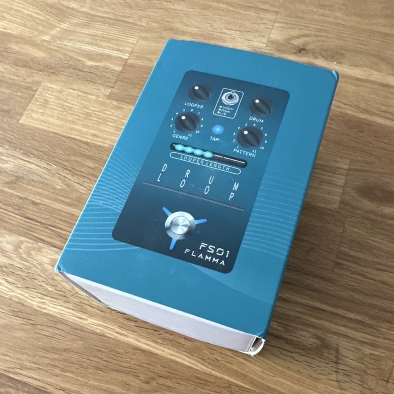 Flamma FS01 Digital Drum Loop Looper Pedal for Electric, Acoustic, Bass Guitar