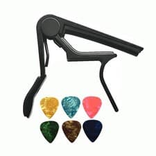 Guitar Picks Guitar Capo Acoustic Guitar Accessories Trigger Capo Key Clamp B...