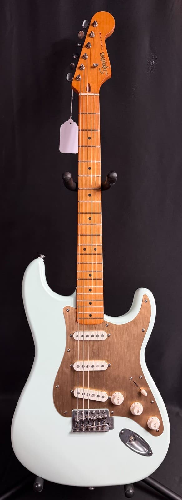 Squier 40th Anniversary Vintage Edition Stratocaster Electric Guitar Sonic Blue