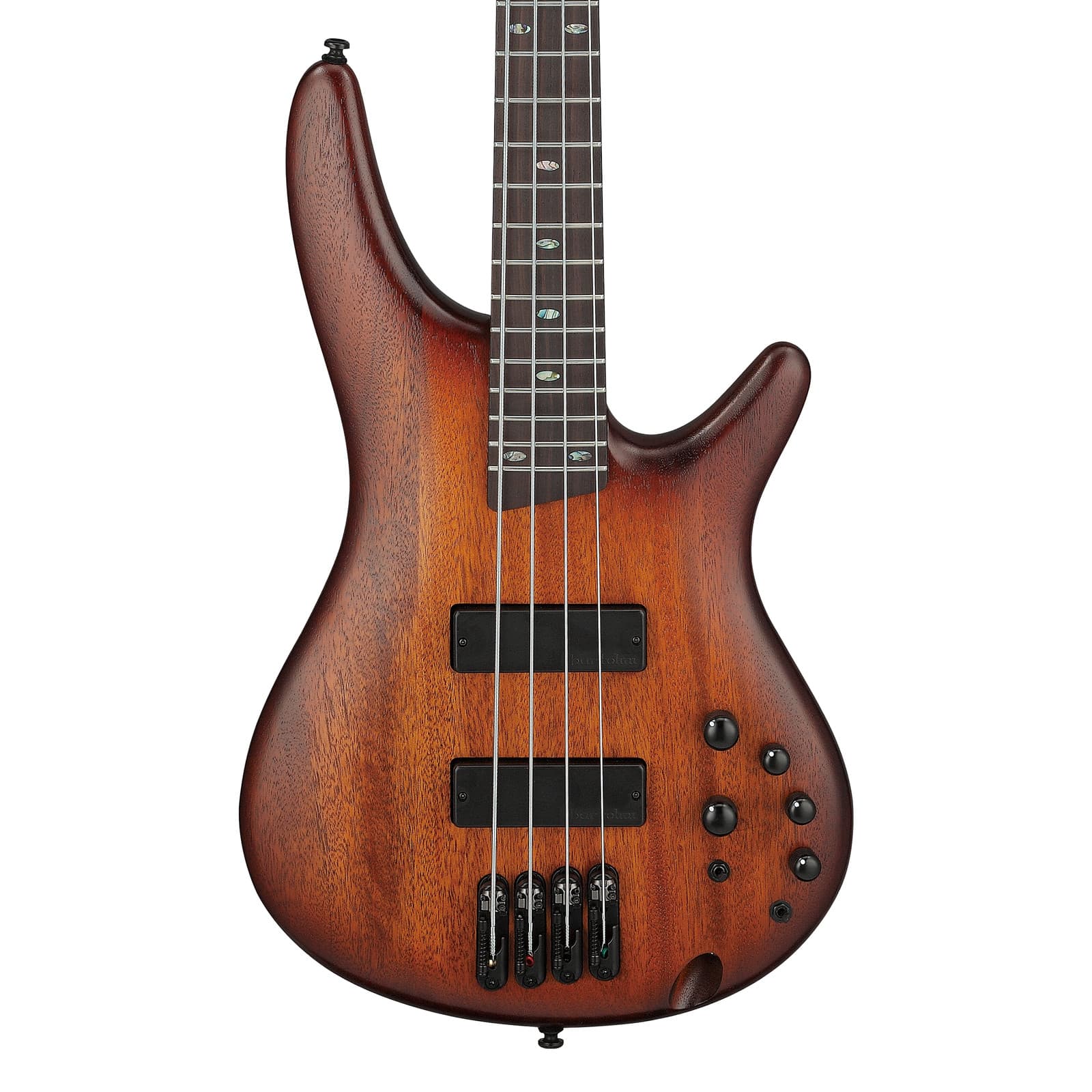 Used Ibanez SR500A SR Standard 4-String Bass - Mahogany Brown Burst Low Gloss
