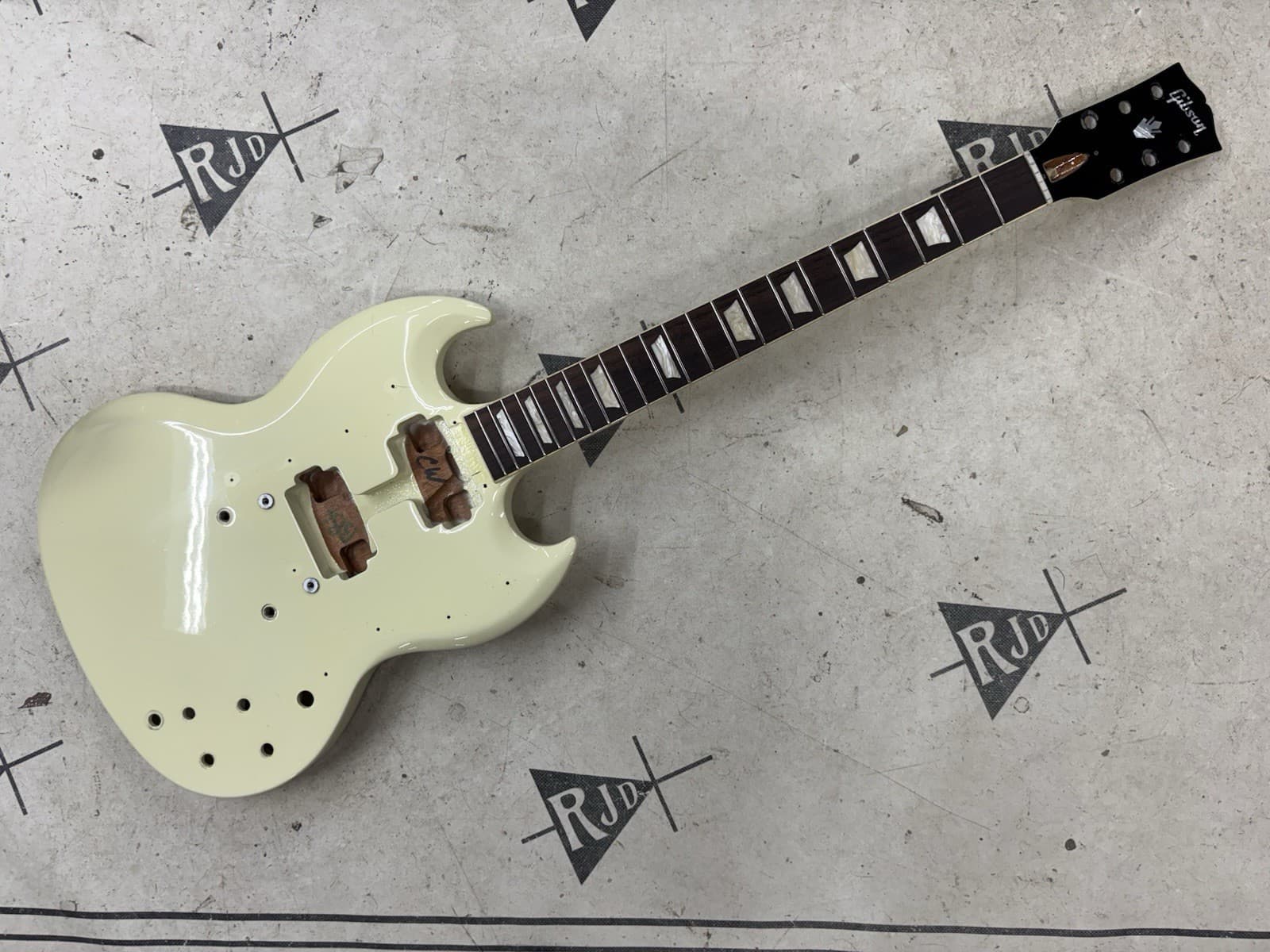 2025 Gibson USA SG Standard Electric Guitar Husk White